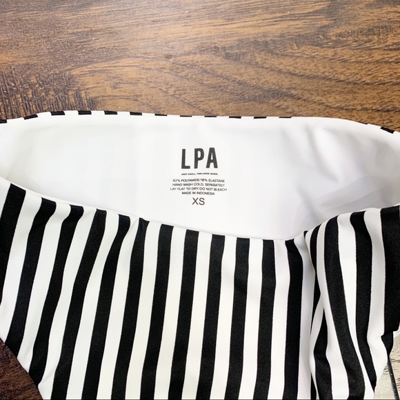 NEW LPA Baby Doll Bottom in Black and White Stripe - Picture 6 of 7